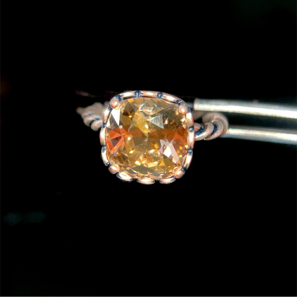 Silver Gemstone Ring - image 4